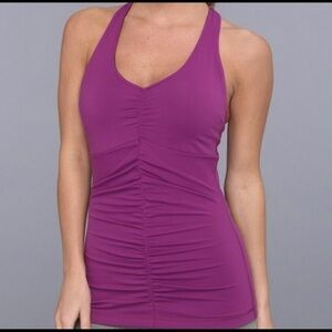 Lucy Activewear Berry Perfect Core Halter Tank Top